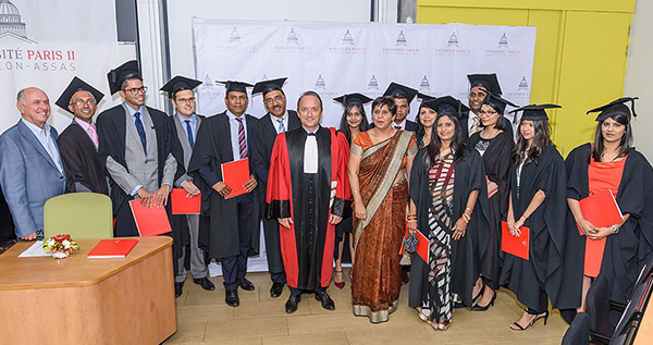 LL.M 2016 Graduation Ceremony : first LL.M batch in Mauritius campus