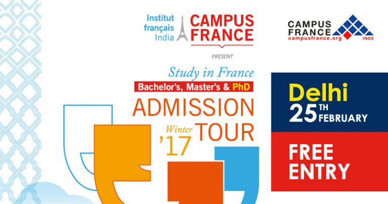 Study in France: Admission Tour Winter ’17