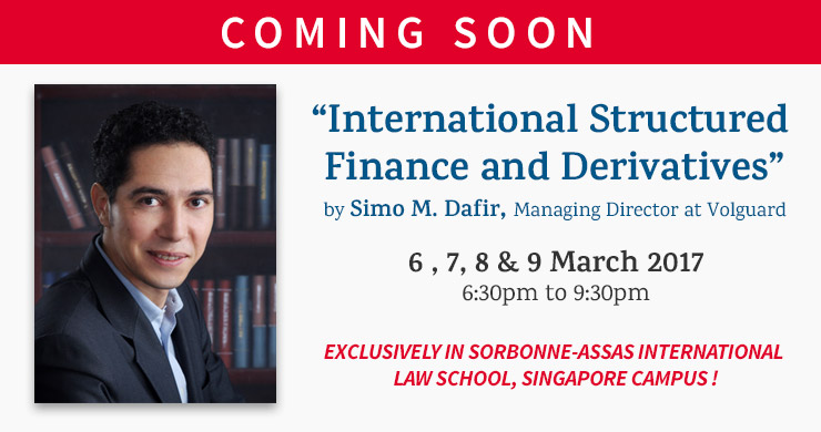 [Sile-accredited seminar] International Structured Finance and Derivatives
