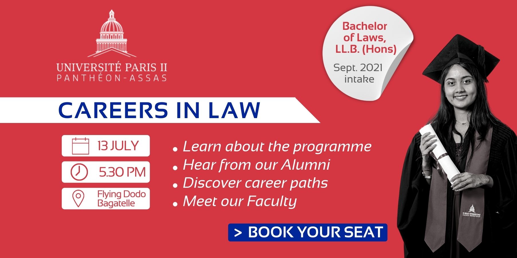 Careers in Law, MAURITIUS CAMPUS, Save the date!