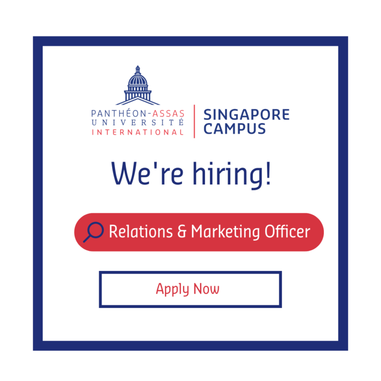 The SINGAPORE Campus is looking for a Relations & Marketing Officer